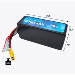 Аккумулятор Li-po B&C 10000 MAH 29.6V (8s) 90C, XT90S B&C-10000-8S-90-S-XT90S