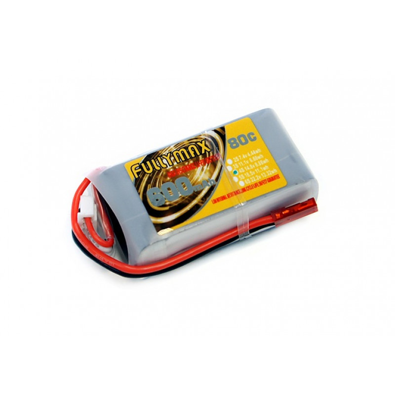  Аккумулятор LiPo Fullymax 14.8V 600мАч 80C (JST)