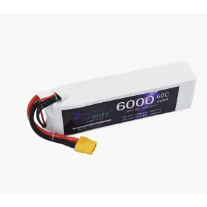 Аккумулятор LiPo Teranty 6000мАч 60C 22.2V XT60
