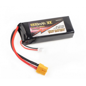 Аккумулятор VANT 85x35x22 Li-Po 1800 mAh 30C 3S 11.1V XT60 Soft case V2 комплект 2шт