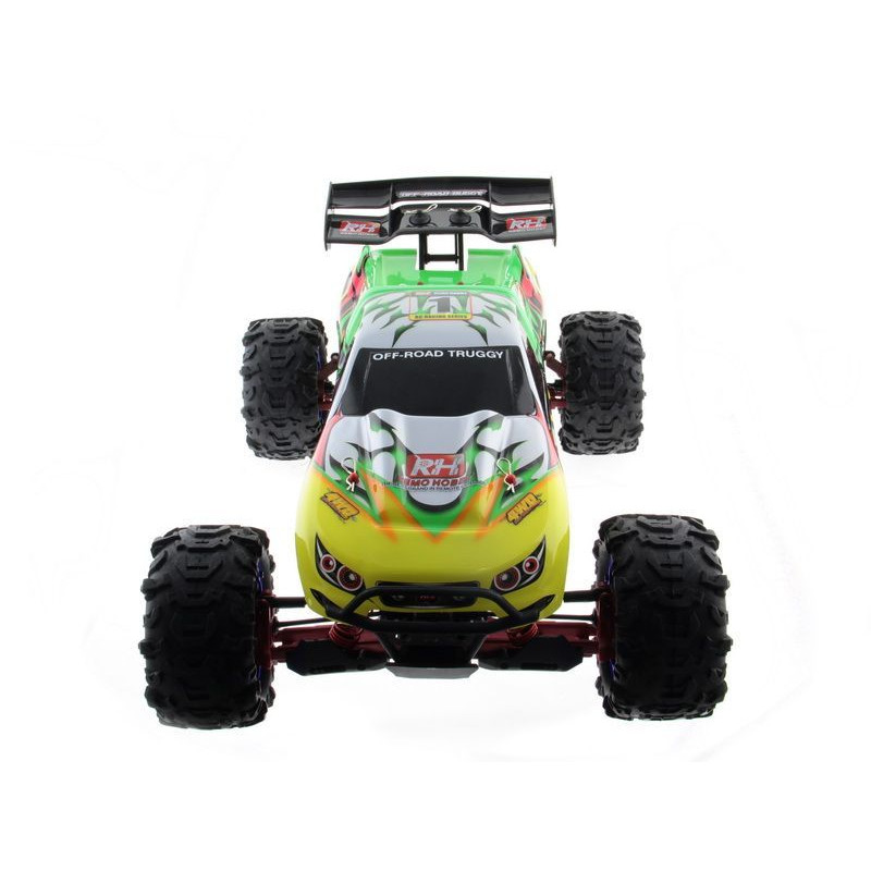 Радиоуправляемая трагги Remo Hobby EVO-R Brushless UPGRADE (зеленая) 4WD 2.4G 1/8 RTR RH8066-GREEN