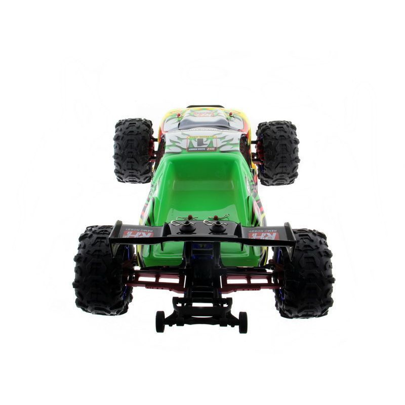 Радиоуправляемая трагги Remo Hobby EVO-R Brushless UPGRADE (зеленая) 4WD 2.4G 1/8 RTR RH8066-GREEN