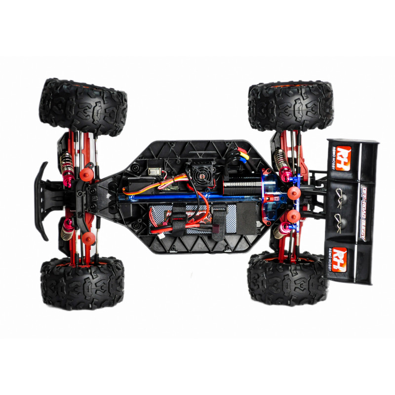 Радиоуправляемая трагги Remo Hobby EVO-R Brushless UPGRADE (зеленая) 4WD 2.4G 1/8 RTR RH8066-GREEN