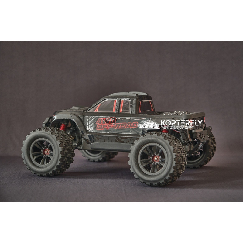 Радиоуправляемый монстр MJX Hyper Go Brushless 4WD 2.4G LED 1:10 - MJX-10208-V2-BLACK