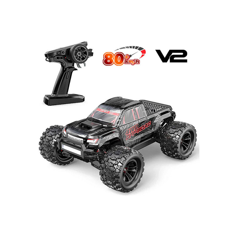 Радиоуправляемый монстр MJX Hyper Go Brushless 4WD 2.4G LED 1:10 - MJX-10208-V2-BLACK