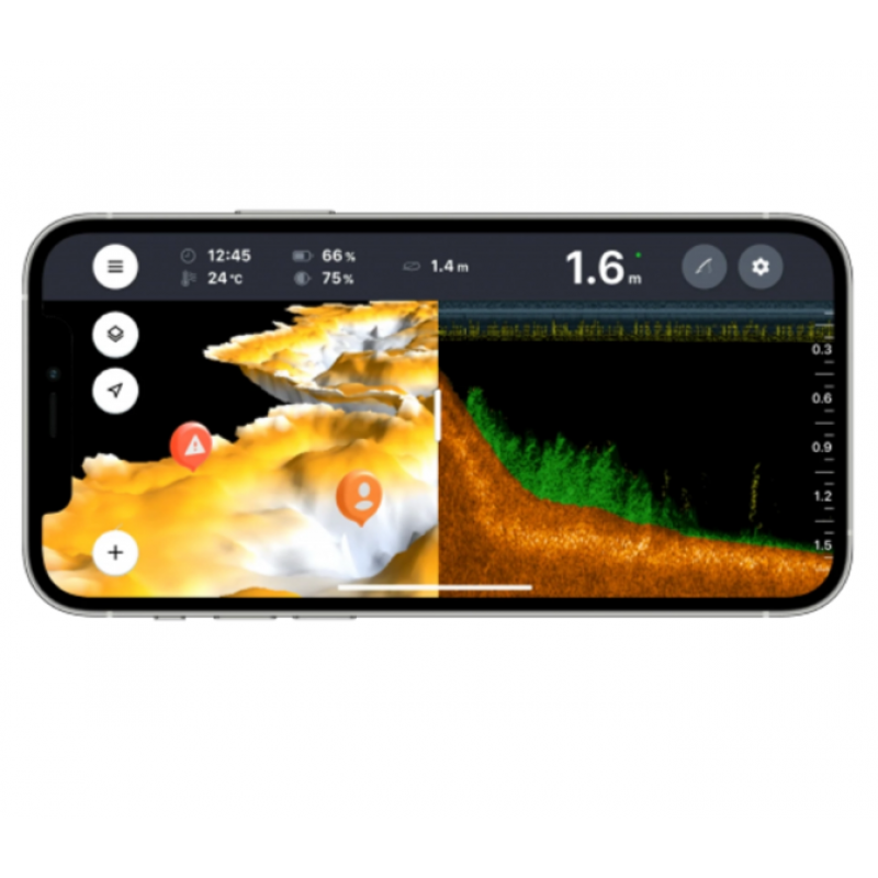 Эхолот Deeper CHIRP+ 3 — беспроводной эхолот с Wi-Fi, CHIRP, GPS и 3D картами Эхолот Deeper CHIRP+ 3 — беспроводной эхолот с Wi-Fi, CHIRP, GPS и 3D картами