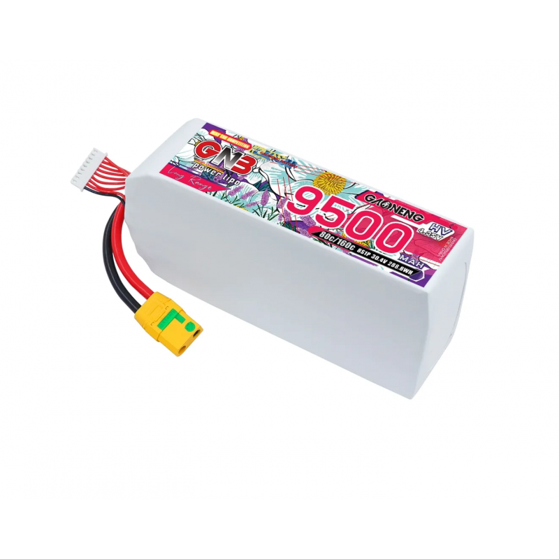 Аккумулятор LiPo GAONENG GNB HV 9500mAh 8S 30.4V 80C XT90S