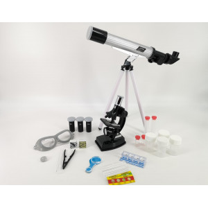 Набор телескоп (20*30*40) + микроскоп (600х)