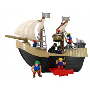 Игровой набор Пиратский корабль (6 пиратов)