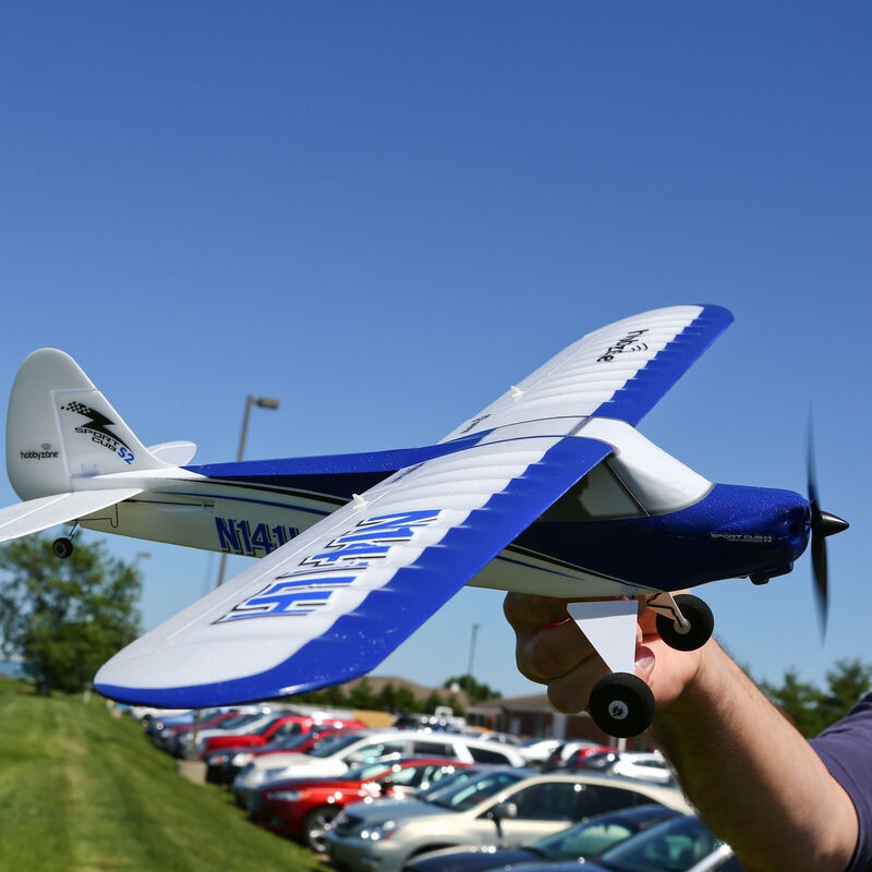 Радиоуправляемый самолет HobbyZone Sport Cub S 2 RTF c технологией SAFE - HBZ44000