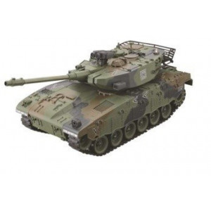 Радиоуправляемый танк Israel Merkava зеленый масштаб 1:20 27Мгц Household 4101-10