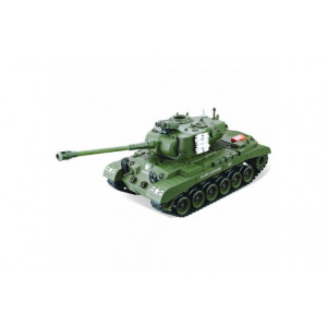 Радиоуправляемый танк M26 Pershing (Snow Leopard) зеленый масштаб 1:20 27Мгц Household 4101-3