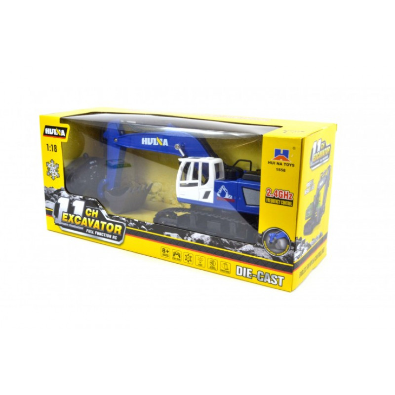 Радиоуправляемый экскаватор HUI NA TOYS HN1558-BLUE