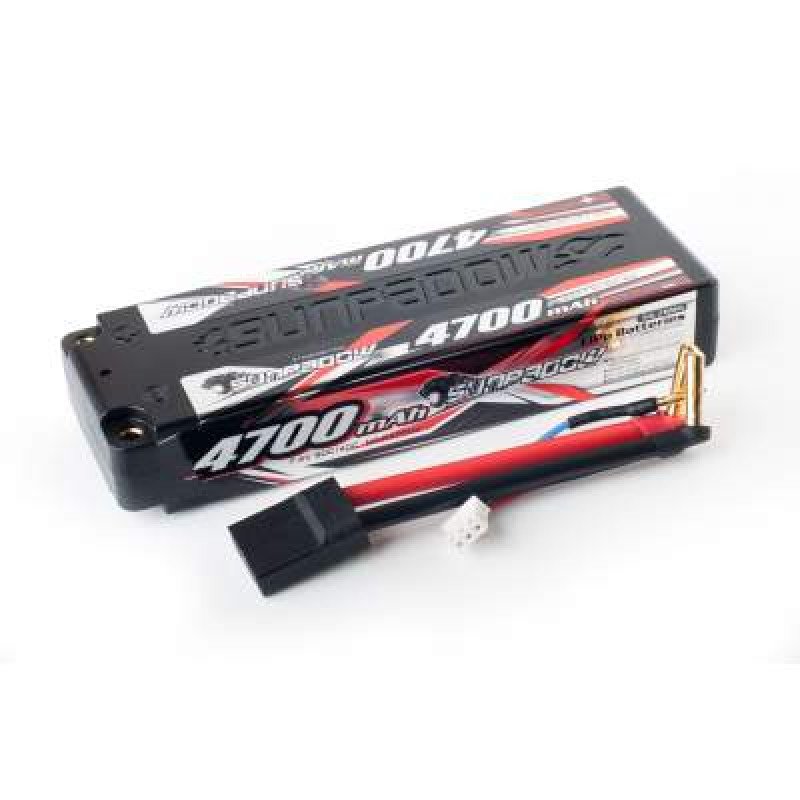 Аккумулятор Sunpadow Li-Po 2S1P 4700mAh 40C/60C TRX Hardcase