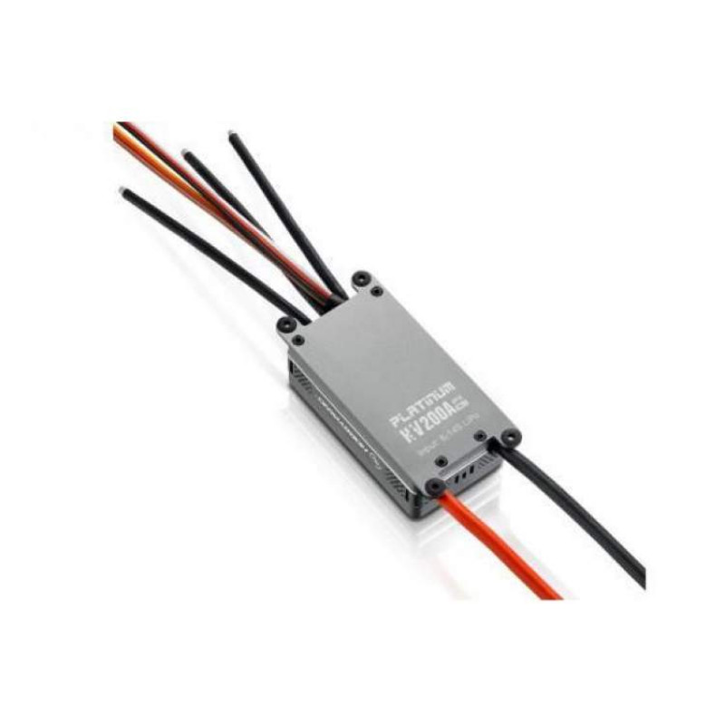 Бесколлекторный регулятор Platinum HV 200A SBEC V4.1 для авиа моделей Артикул - HW-PLATINUM-200A-V4.1
