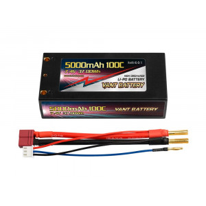 Аккумулятор LiPo VANT Battery 7.4V 5000mAh 100C hardcase battery and T plugs
