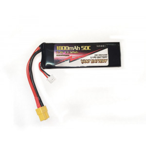 Аккумулятор LiPo Vant - 7.4В 1800мАч 50C 2S (разъемы XT-60, T-Plug)
