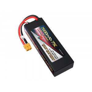 Аккумулятор LiPo Vant - 7.4V 7600mAh 75C hard case battery and XT60 plug