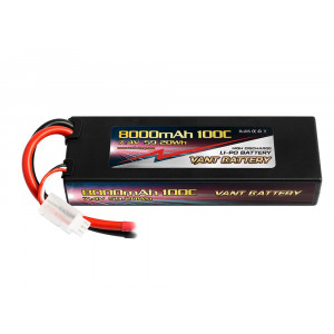 Аккумулятор LiPo Vant - 7.4V 8000mAh 100C hard case battery and XT60 plug