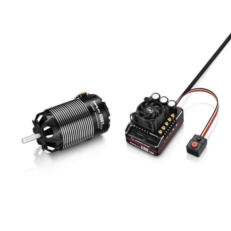 Бесколлекторная сенсорная система Xerun COMBO XR8 PRO OFF-Road B 4268SD 2200kv G3 для моделей масштаба 1:8