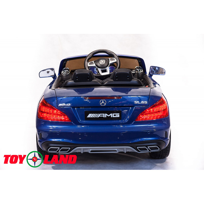 Электромобиль Автомобиль Mercedes Benz SL 65 Синий краска