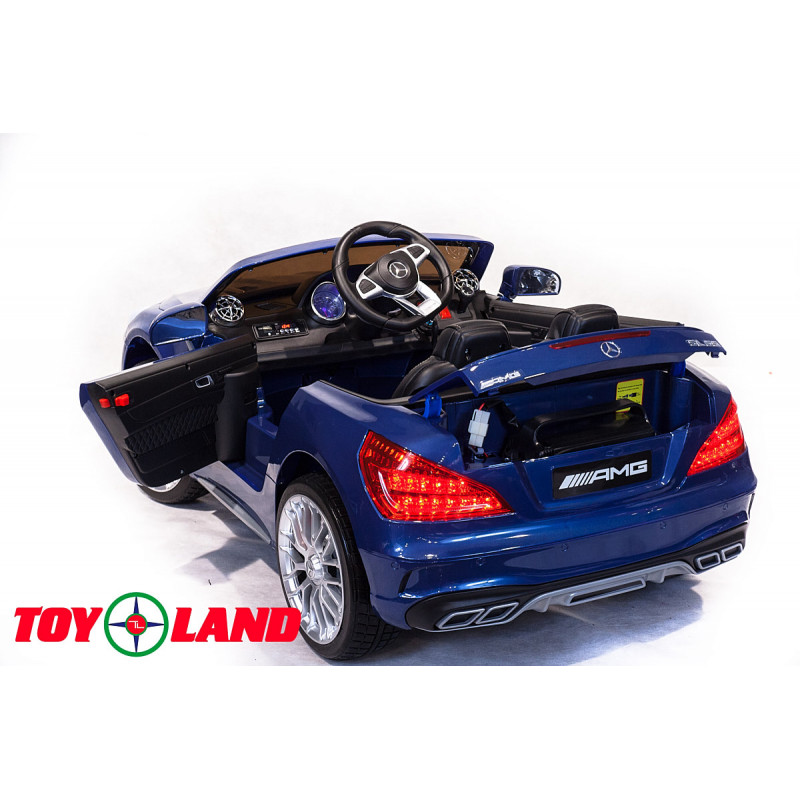 Электромобиль Автомобиль Mercedes Benz SL 65 Синий краска