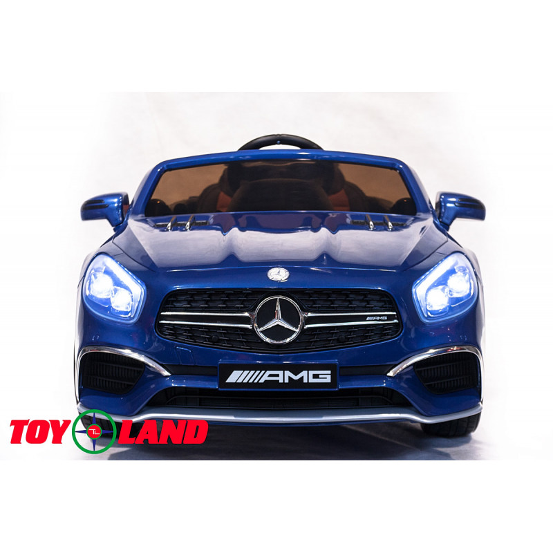 Электромобиль Автомобиль Mercedes Benz SL 65 Синий краска