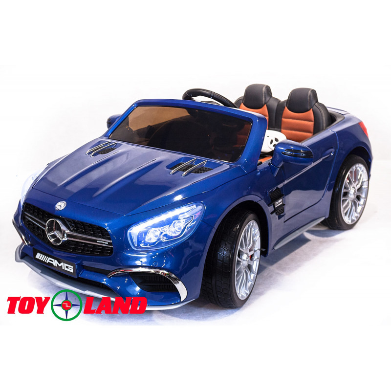 Электромобиль Автомобиль Mercedes Benz SL 65 Синий краска