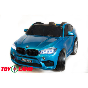 Электромобиль Джип BMW X6M Синий краска