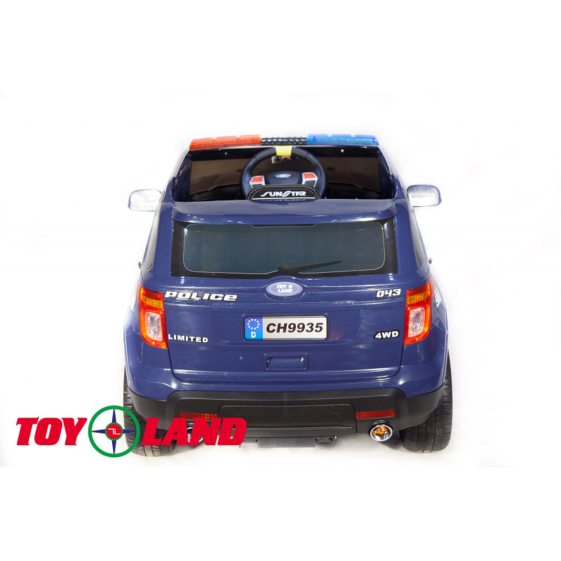 Электромобиль Джип Ford Explorer Police CH 9935 Синий