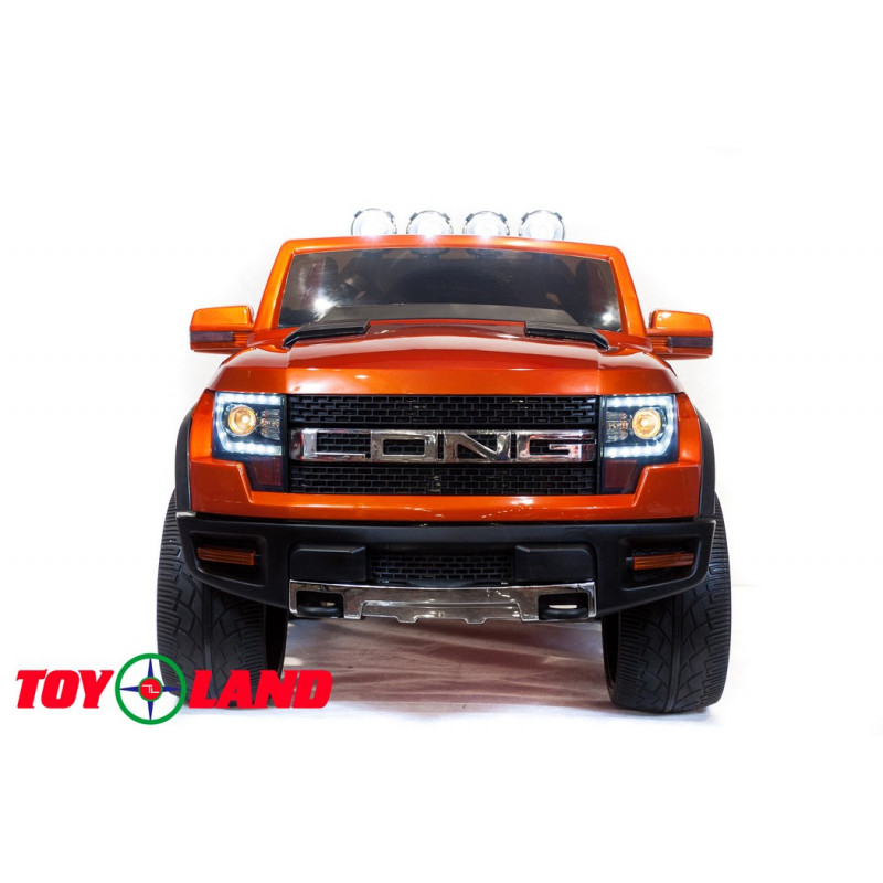 Электромобиль Джип Jeep Long BBH 1388 Оранжевый краска