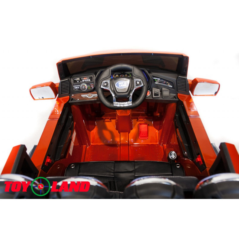 Электромобиль Джип Jeep Long BBH 1388 Оранжевый краска
