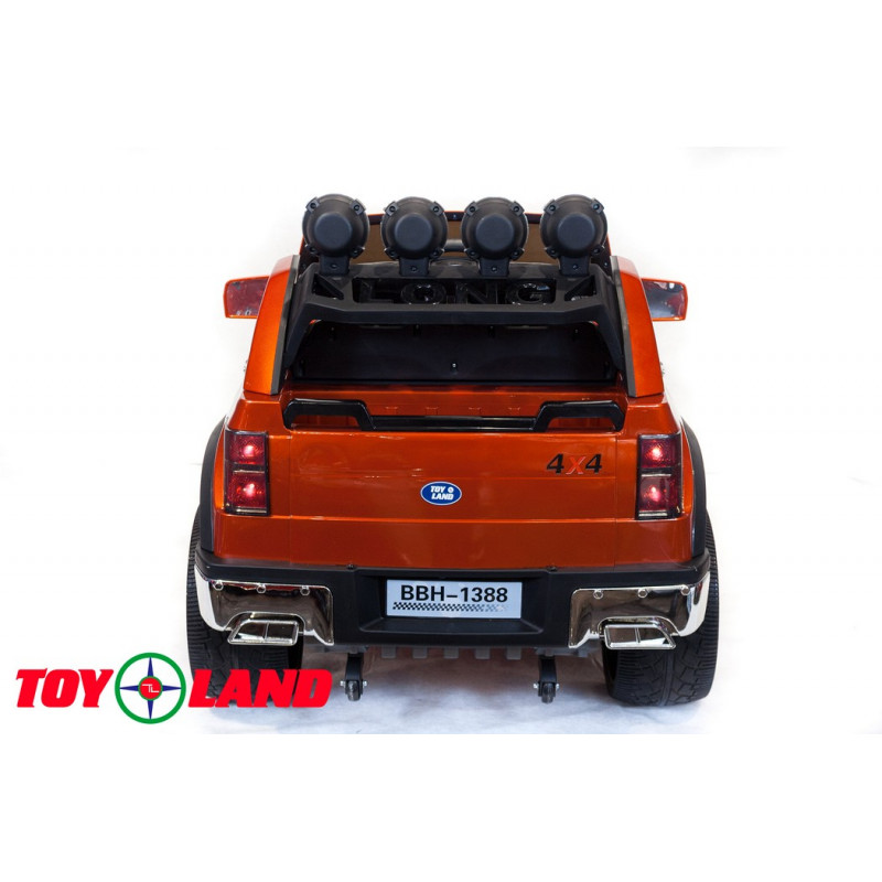 Электромобиль Джип Jeep Long BBH 1388 Оранжевый краска