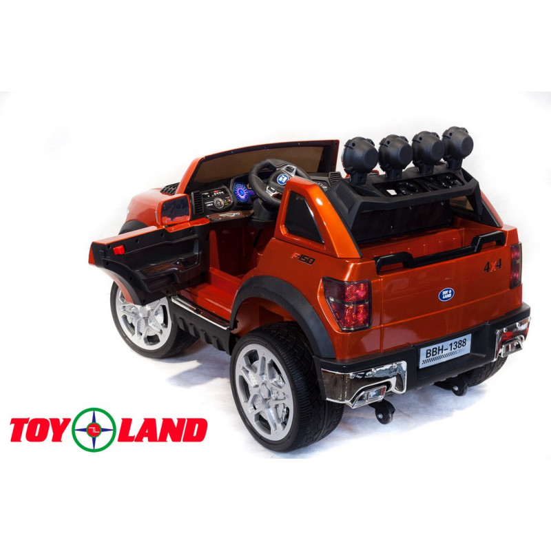 Электромобиль Джип Jeep Long BBH 1388 Оранжевый краска