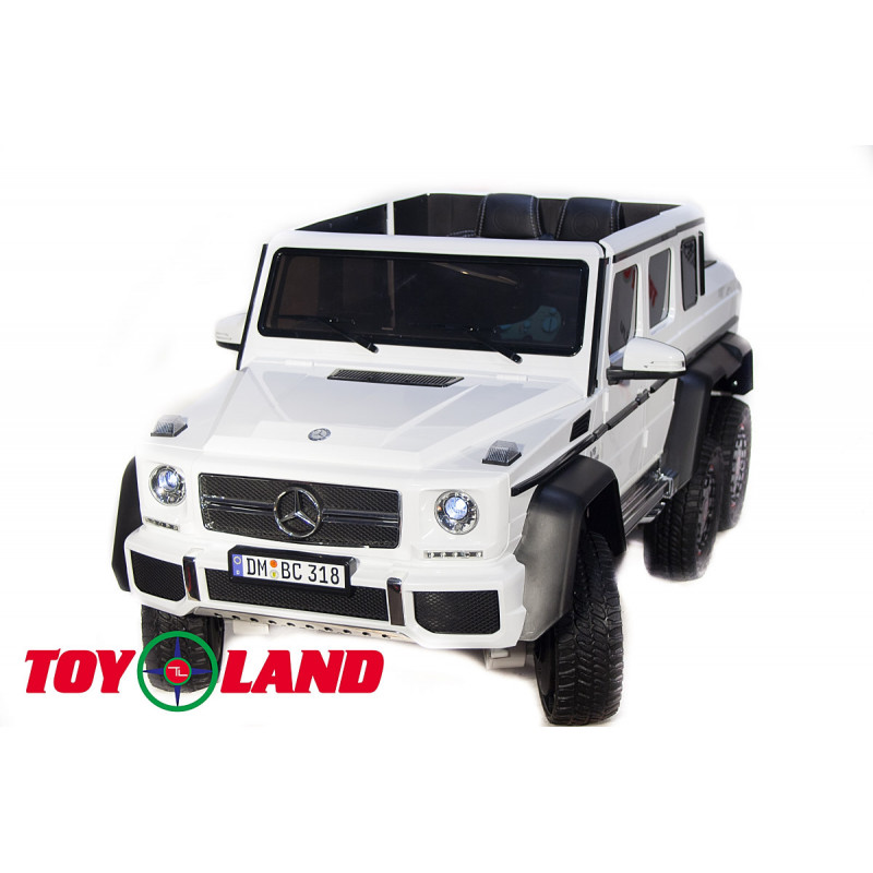 Электромобиль Джип Mercedes Benz G 63 6х6 DMD318 Белый