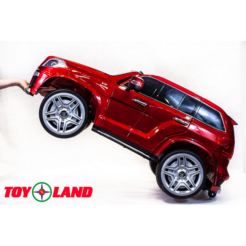 Электромобиль Джип Mercedes Benz GL 63 Красный краска