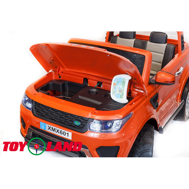 Электромобиль Джип Range Rover ХМХ 601 4х4 10А Оранжевый краска