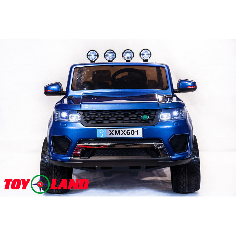Электромобиль Джип Range Rover ХМХ 601 4х4 10А Синий краска