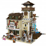 Конструктор Happy Build Fisherman boat restaurant (ресторан на причале), 2188 деталей