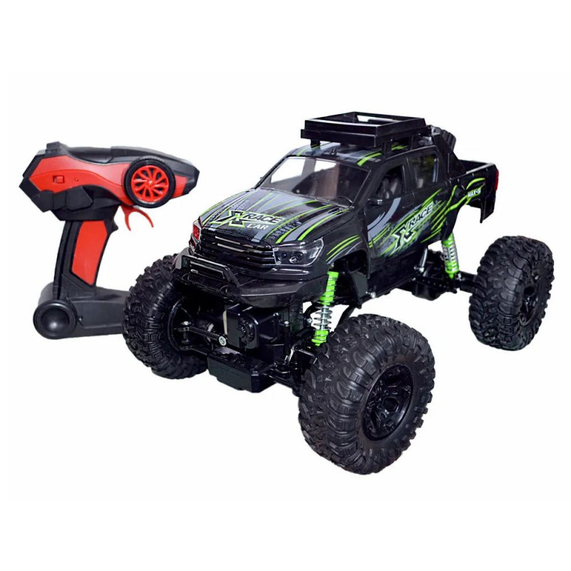 Радиоуправляемый Краулер-амфибия 1/12 4WD электро - DongBang XRock DB-2071 Черно-зеленый (влагозащищенный)