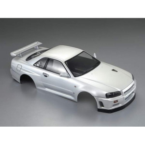 Кузов окрашенный 1/10 NISSAN SKYLINE BNR34 White Pearl Артикул:KB-48644