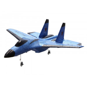 Радиоуправляемый самолет электро - FX820 SU35 Fighter Синий (EPP) FX820-B