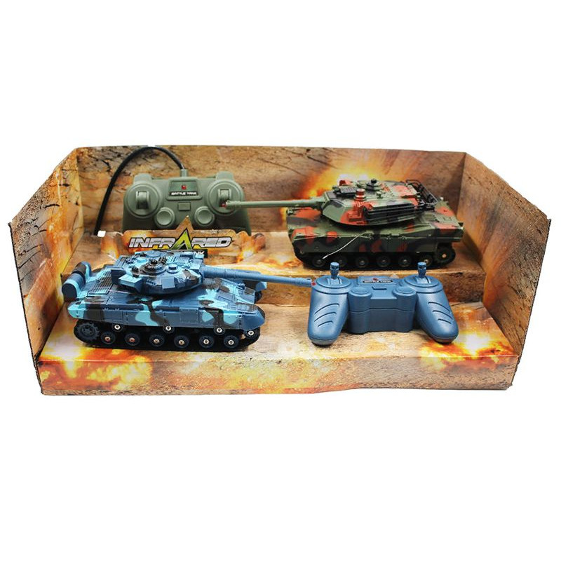 Танковый бой инфракрасный - CR-333-TK11A (27МГц & 40МГц, 2 штуки)