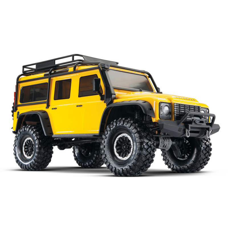 Радиоуправляемая машина TRAXXAS TRX-4 Land Rover Defender 1:10 4WD желтый
