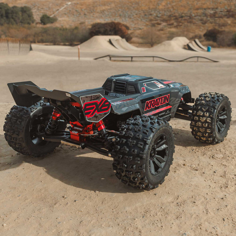 Радиоуправляемый монстр-трак ARRMA KRATON 6S EXB 4X4 Speed RTR 1/8 с бесколлекторной системой ARA8708V6T1