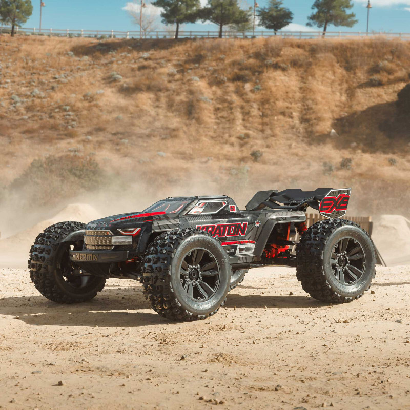 Радиоуправляемый монстр-трак ARRMA KRATON 6S EXB 4X4 Speed RTR 1/8 с бесколлекторной системой ARA8708V6T1
