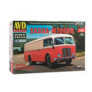 Сборная модель AVD SKODA-M706RO фургон, 1/43