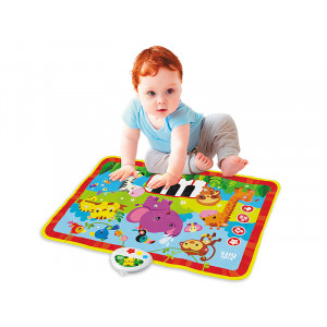 Интерактивная игрушка Kids Hits Музыкальный коврик с огоньками Обезьянка и ее друзья