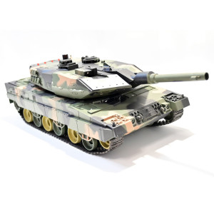 Радиоуправляемый танк Heng Long HL3809-01 1/24 Leopard A5, стреляет шариками, RTR