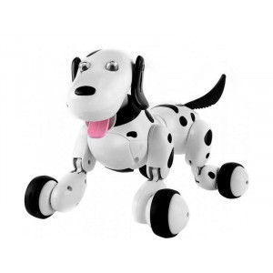 Радиоуправляемая робот-собака HappyCow Smart Dog 2.4G (черная) - Артикул 777-338-Bl
